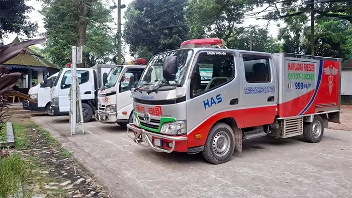 সৌদির আগুনে নিহত আত্রাইয়ের সাত প্রবাসীর জানাজা সম্পন্ন