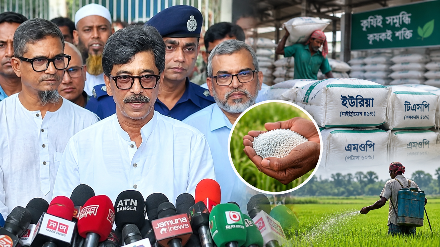দেশে সারের সংকট নেই, মজুতের চেষ্টা করছে অসাধুচক্র