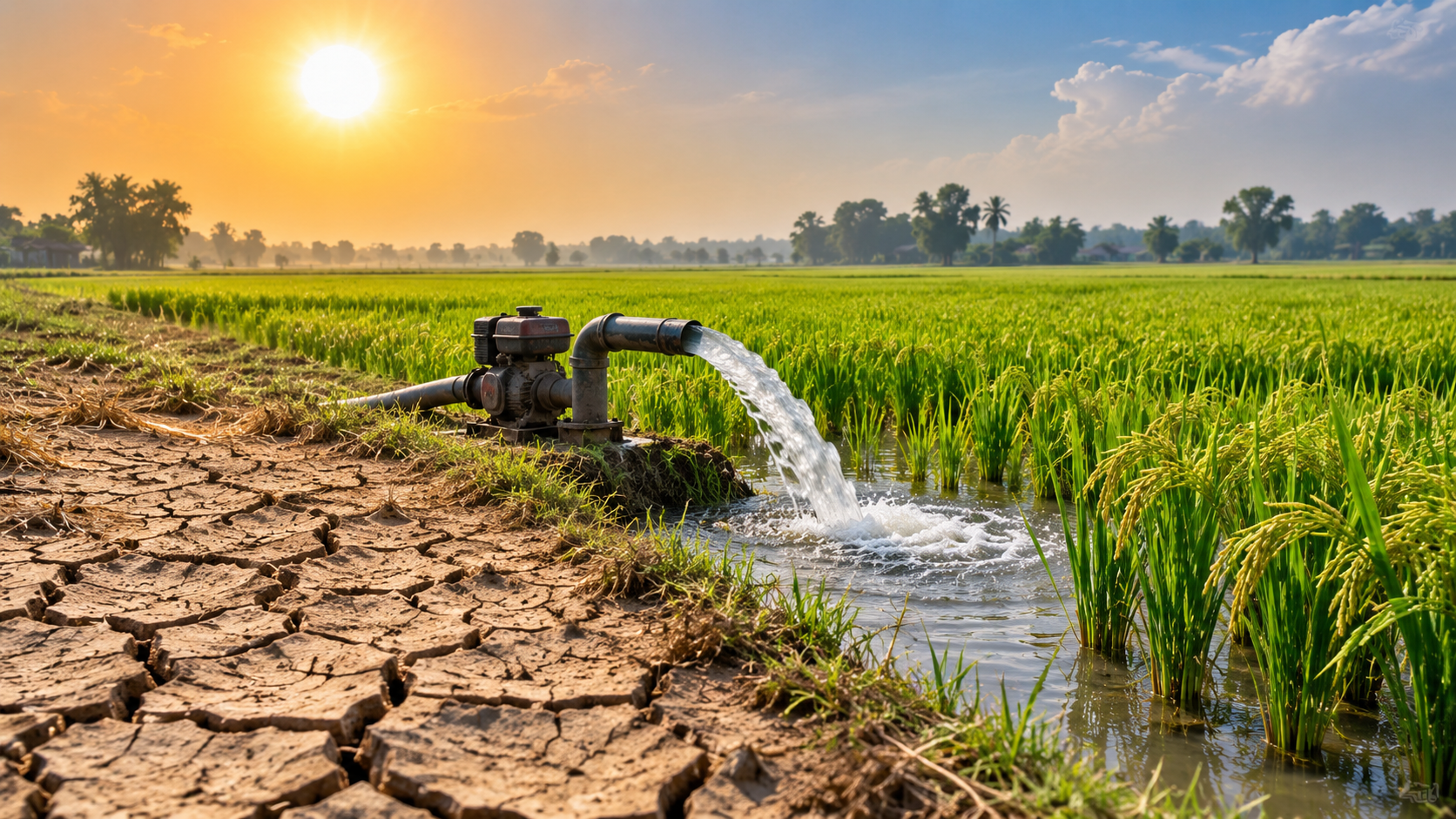 শক্তিশালী এল নিনোয় ঝুঁকিতে বোরো উৎপাদন